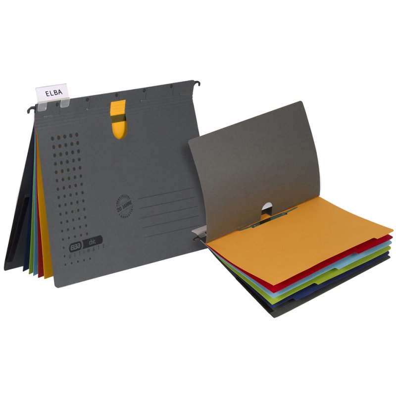 ELBA hanging folders chic ULTIMATE A4, green, 5 pieces