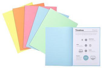 EXACOMPTA dossiermappen SUPER 60, A4, gekleurd assortiment, 250 stuks