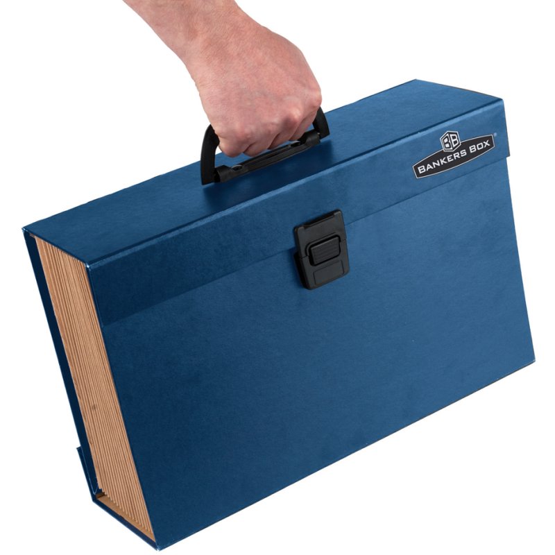 Fellowes Handifile expanding file, 19 pockets, blue