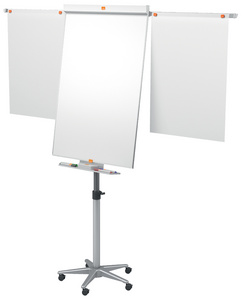 nobo flipchart mobiel staal Nano Clean, magneetoppervlak, wit, 67×99 cm