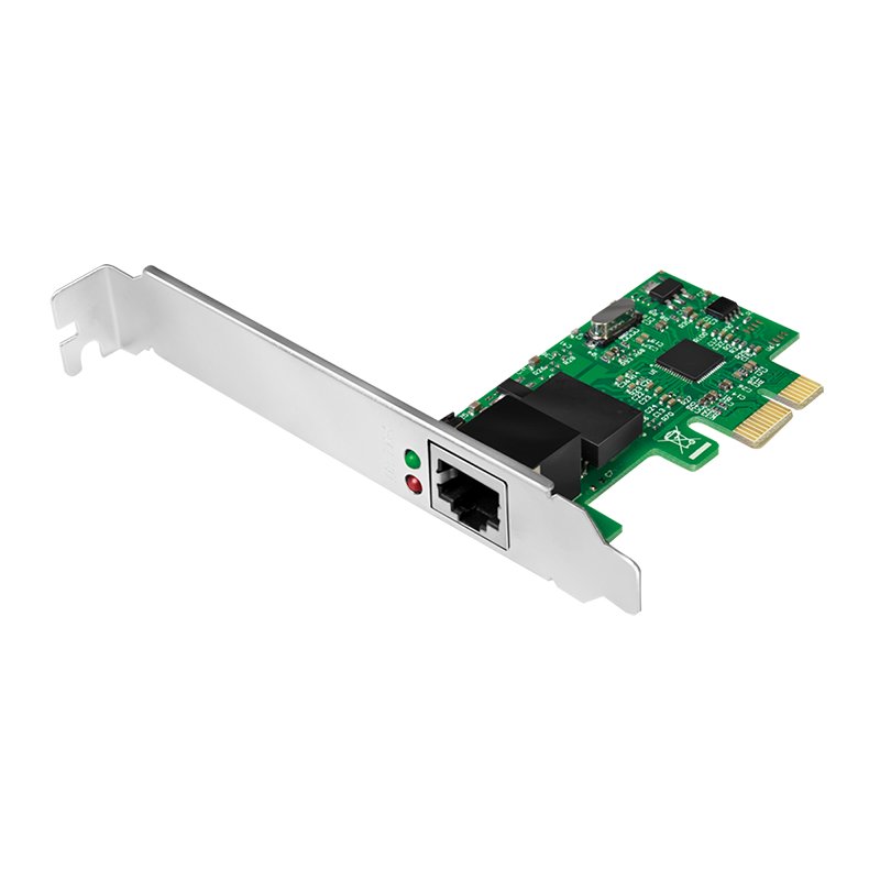 LogiLink Adaptateur réseau Gigabit Ethernet PCI Express, RJ45, 10/100/1000 Mbps