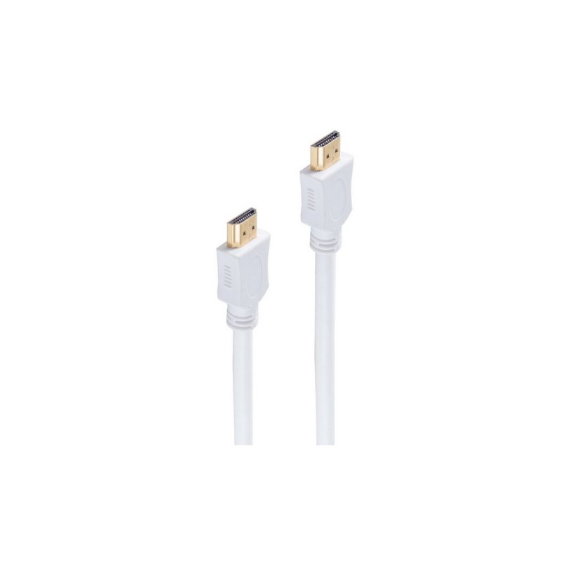 shiverpeaks BASIC-S Câble HDMI A vers A, blanc, 10 mètres
