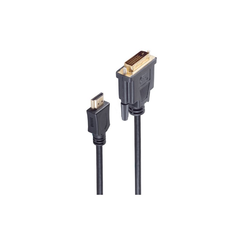 shiverpeaks HDMI naar DVI-D kabel, vergulde contacten, 3 meter