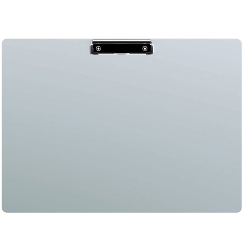 MAUL presse-papiers aluminium avec pince de fermeture, A3 horizontal, nickelé
