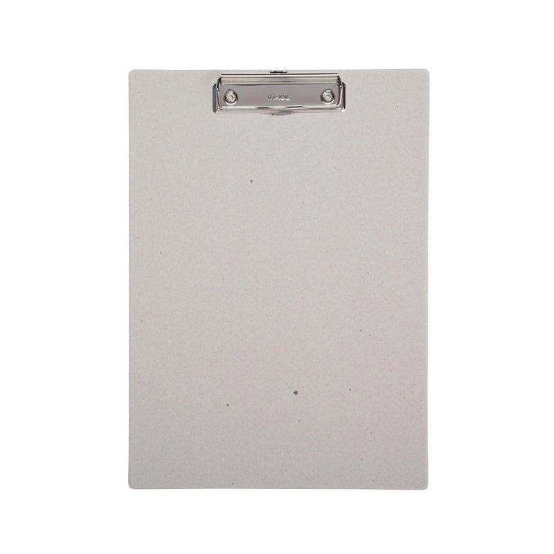 MAUL porte-bloc carton avec pince A4, naturel-gris, pince nickelée
