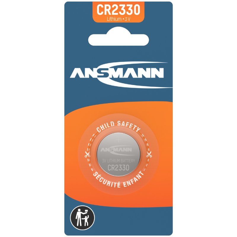 ANSMANN CR1225 lithium knoopcel batterij, 3V, 50 mAh