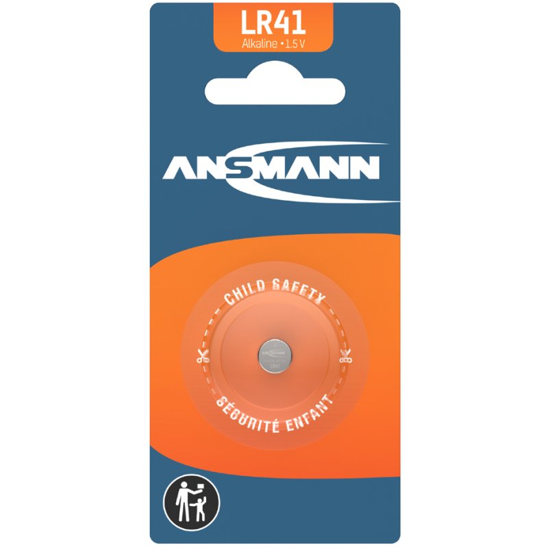 ANSMANN pile bouton alcaline LR44, 1,5V, 11,6 mm