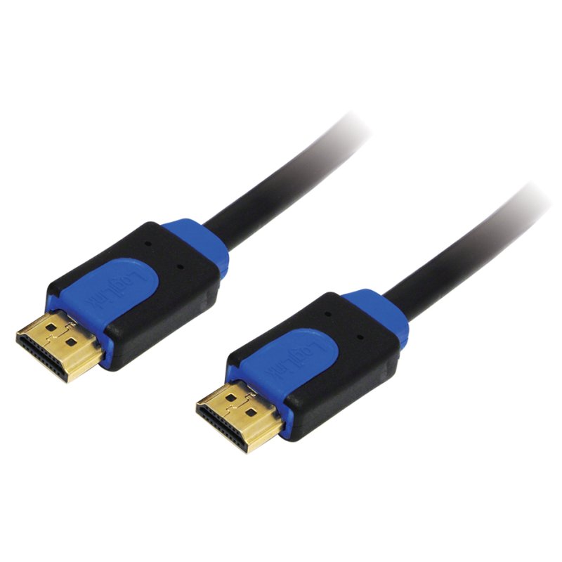 LogiLink HDMI kabel High Speed, 3 meter, zwart/blauw