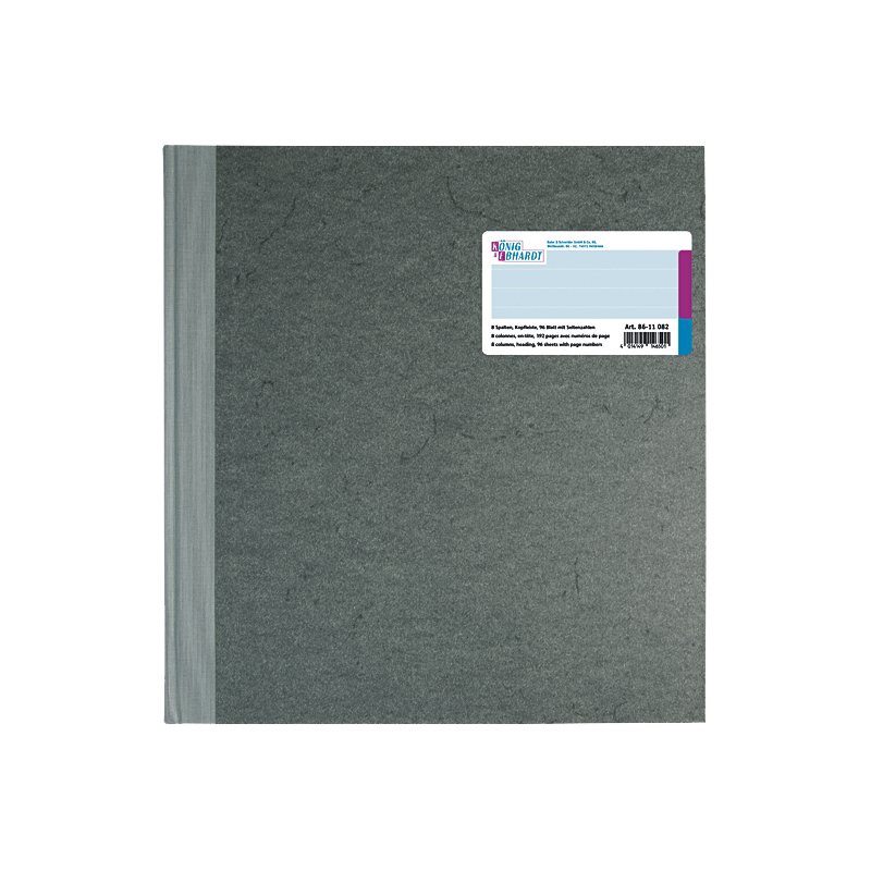 KÖNIG & EBHARDT fold-out book, grey, 277×297 mm, 96 sheets