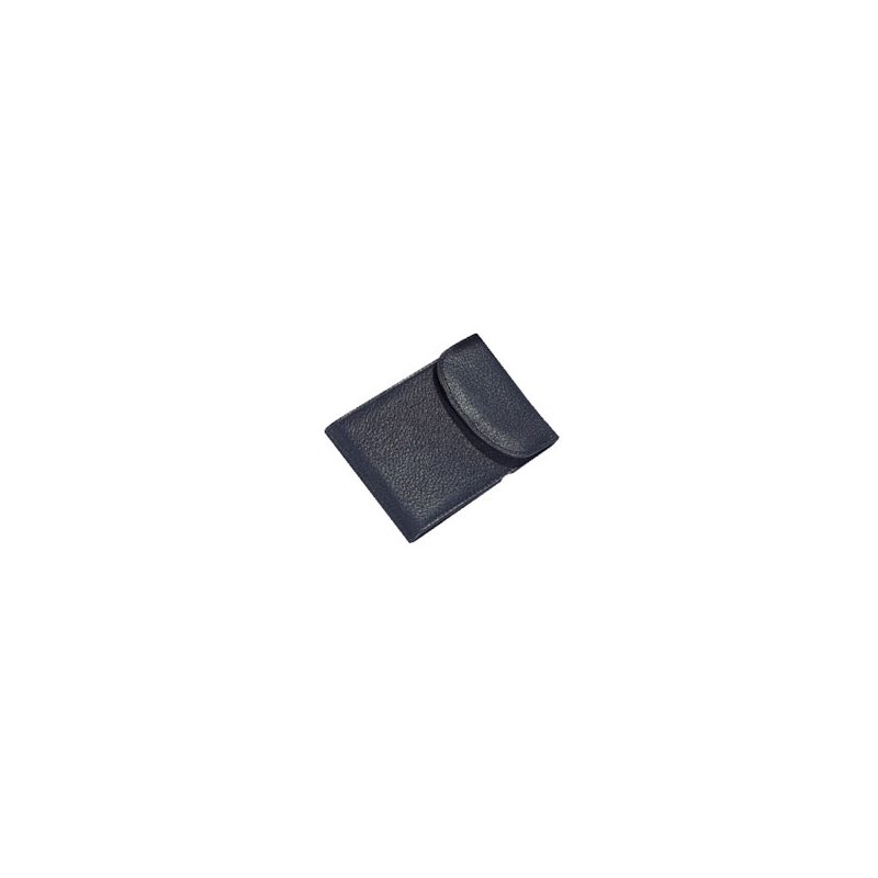 Alassio creditcard- en visitekaarthouder, leer, zwart, 105×75 mm