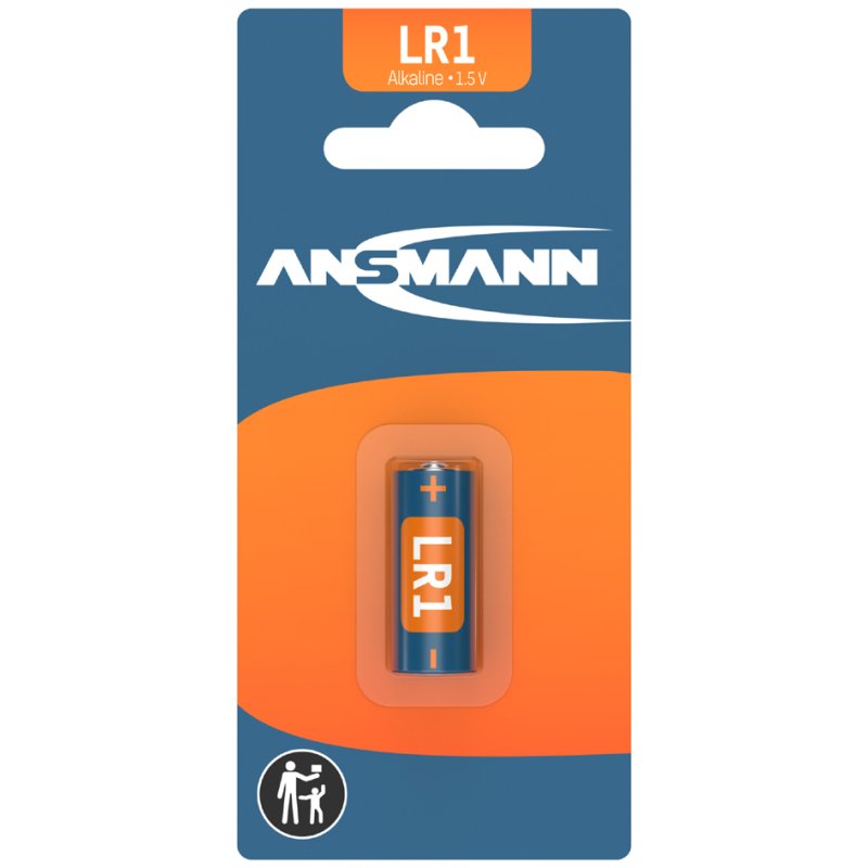 ANSMANN pile alcaline LR1, 1,5 volt, 940 mAh, 1 pièce