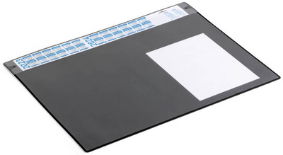 DURABLE Bureauonderlegger met jaarkalender, 650 × 520 mm, donkerblauw