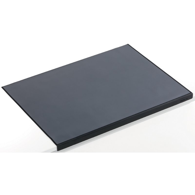 DURABLE Sous-main avec protection de bord, 650 × 500 mm, gris