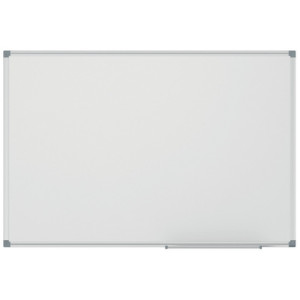 MAUL whiteboard MAULstandard emaille, 240×120 cm, grijs, magneetbaar