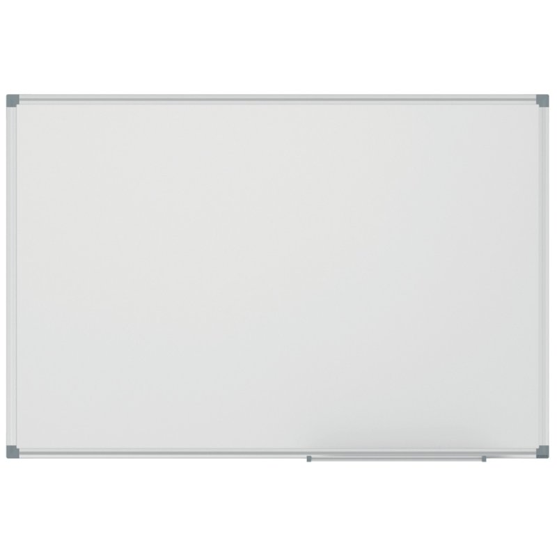 MAUL whiteboard MAULstandard emaille, 240×120 cm, grijs, magneetbaar