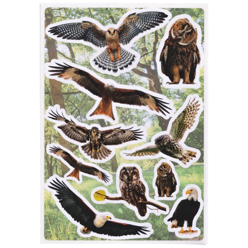 HERMA stickers de décoration Oiseaux, papier, permanent, 3 feuilles x 10 pièces