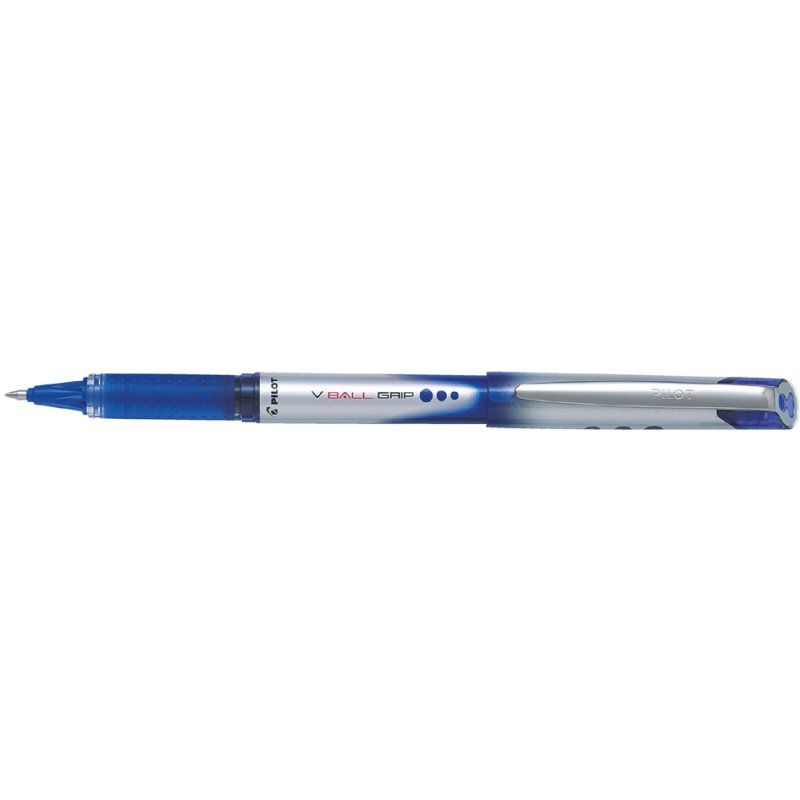 PILOT stylo-roller V-Ball Grip 5, bleu, 0,3 mm, documents permanents