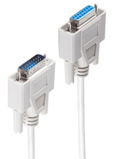 shiverpeaks Sub-D kabel 15-polig, stekker naar koppeling, 2 meter
