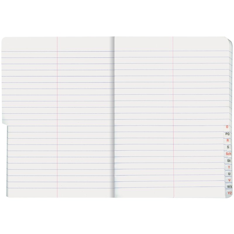 Oxford vocabulary notebook with index, A5, 2-column, 48 sheets