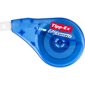 Tipp-Ex correctieroller Easy Correct, 4,2 mm × 12 m, blauw-transparant
