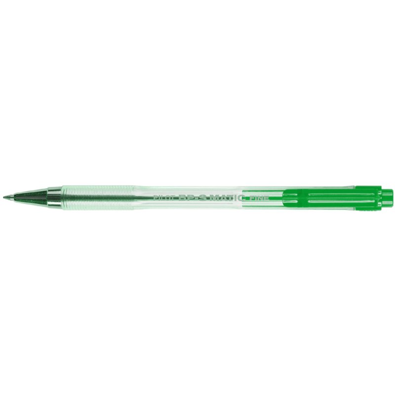 PILOT balpen BPS-Matic fijn, groen, 0,21 mm, documentecht
