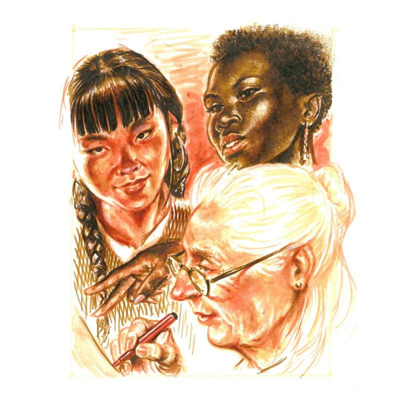 Faber-Castell brush pennen PITT Artist Pen Portrait, pinselspits, 6 stuks