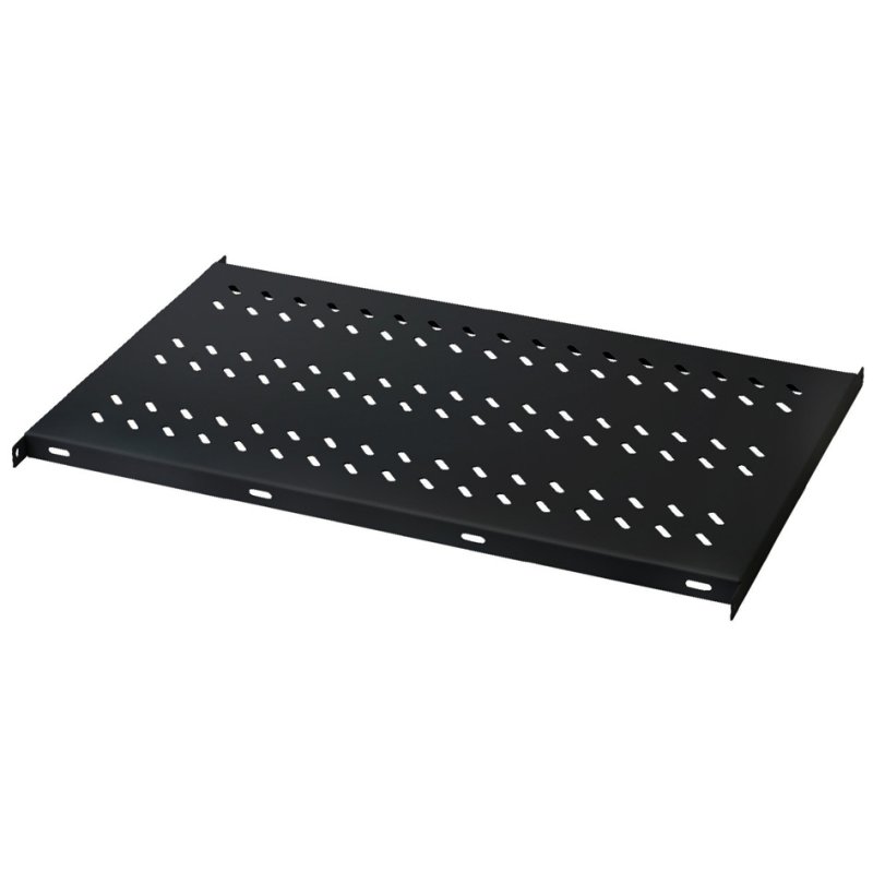 DIGITUS plateau serveur 19", 1 unité, noir, capacité 50 kg