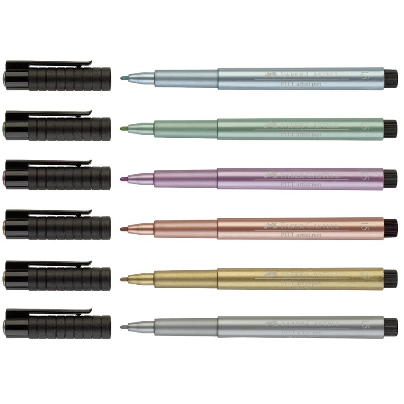 Faber-Castell PITT artist pen stylo encre de Chine, cuivre, 1,5 mm