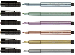 Faber-Castell tuschestift PITT artist pen, goud, 1,5 mm
