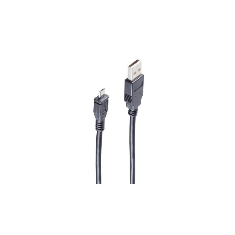 shiverpeaks Câble USB 2.0 Micro USB, noir, 1,8 m