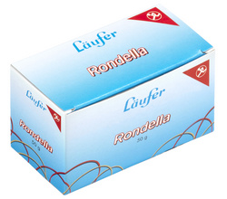Läufer elastiekjes RONDELLA, rood, 100 × 5 mm, 50 g