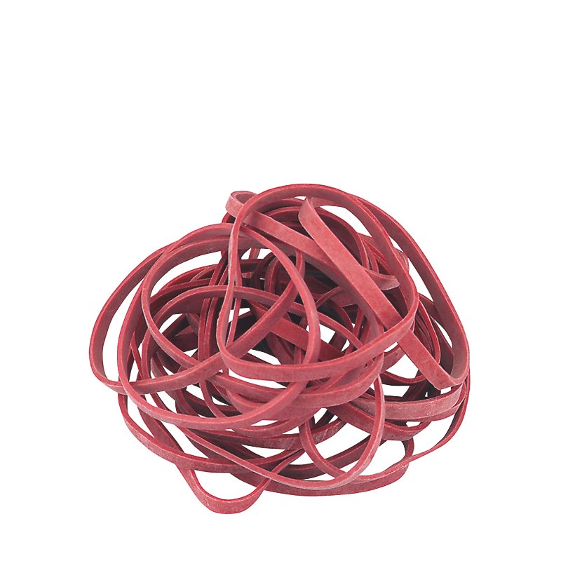 Läufer Élastiques RONDELLA, rouge, 150 × 4 mm, 50 g