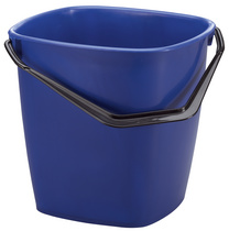 DURABLE schoonmaakemmer BUCKET rechthoekig, blauw, 14 liter
