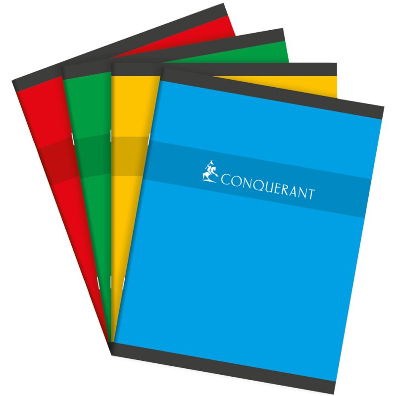 CONQUÉRANT SEPT school exercise book, ruled, 170×220 mm, 48 sheets