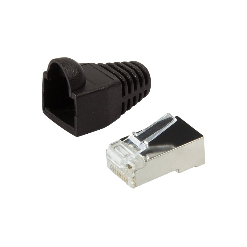 LogiLink Professional Connecteurs RJ45, catégorie 5e, bleu, 100 pièces
