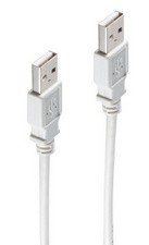 Shiverpeaks USB 2.0 kabel A-stekker naar A-stekker, grijs, 0,5 m