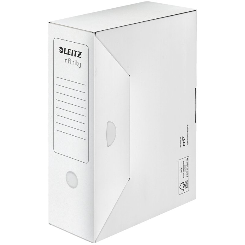 Leitz boîte d'archives Infinity, blanc, A4+, 10 pièces