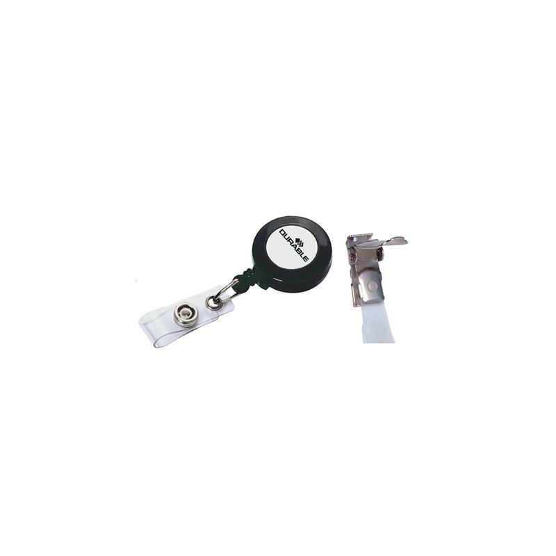 DURABLE porte-badge transparent, 54 × 85 mm, encoche pouce, 10 pièces