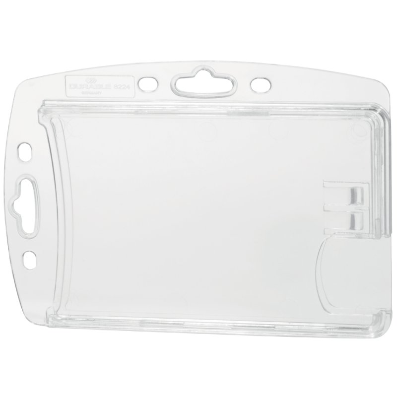 DURABLE porte-badges double, plastique dur, pour 2 cartes, 10 pièces