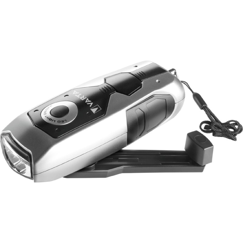 VARTA zaklamp dynamo LED, oplaadbaar, 28 lumen, 26 m reikwijdte