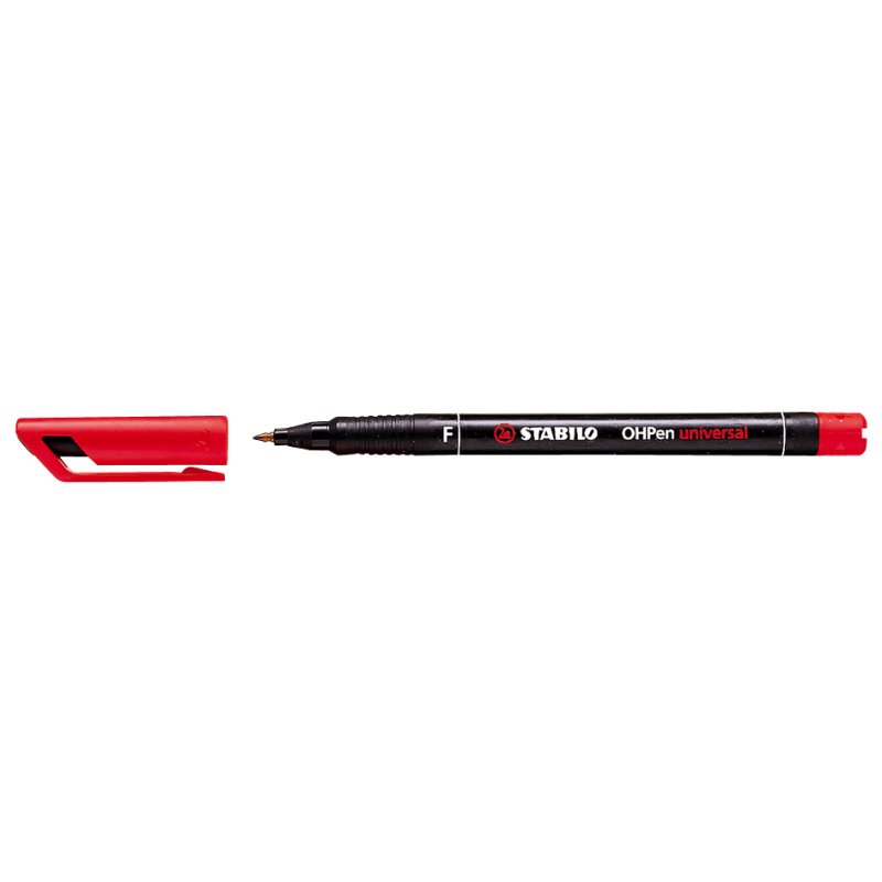STABILO permanent marker OHPen universeel, zwart, 0,7 mm