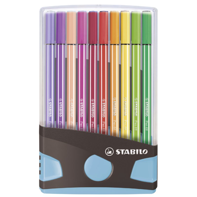 STABILO feutres Pen 68, 20 couleurs, 1,0 mm