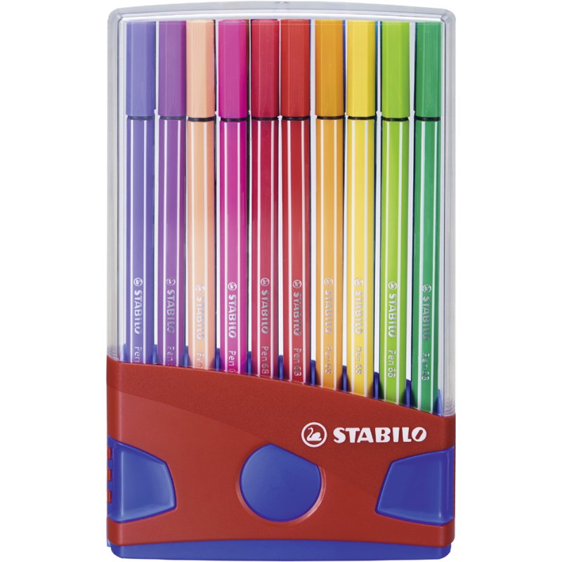 STABILO feutres Pen 68, 20 couleurs, 1,0 mm