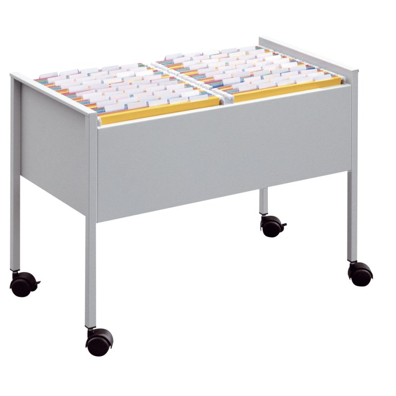 DURABLE hangmappenwagen Economy 100 DUO, zilver metallic, 100 hangmappen, tweerijig