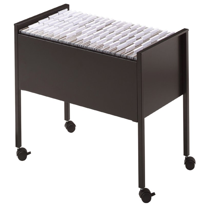 DURABLE chariot pour dossiers suspendus Economy 80, noir, pour environ 80 dossiers suspendus A4