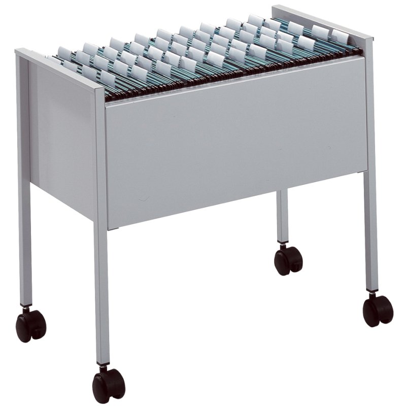 DURABLE chariot pour dossiers suspendus Economy 80, noir, pour environ 80 dossiers suspendus A4