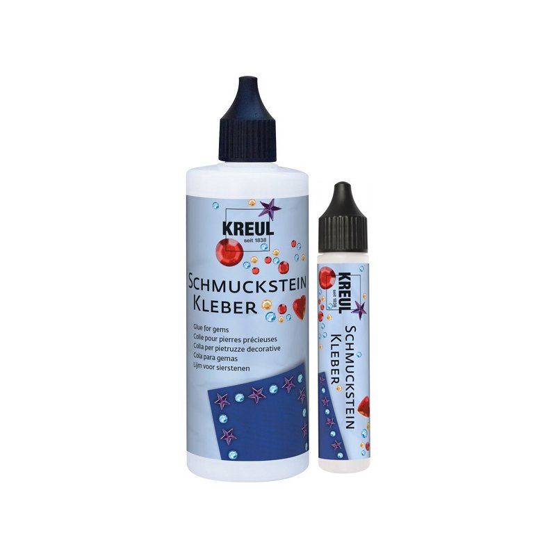 KREUL colle pour pierres précieuses, base aqueuse, transparent, 125 ml