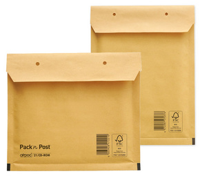 MAILmedia luchtkussenverzendzakken type 11/A, bruin, 120×175 mm, 200 stuks