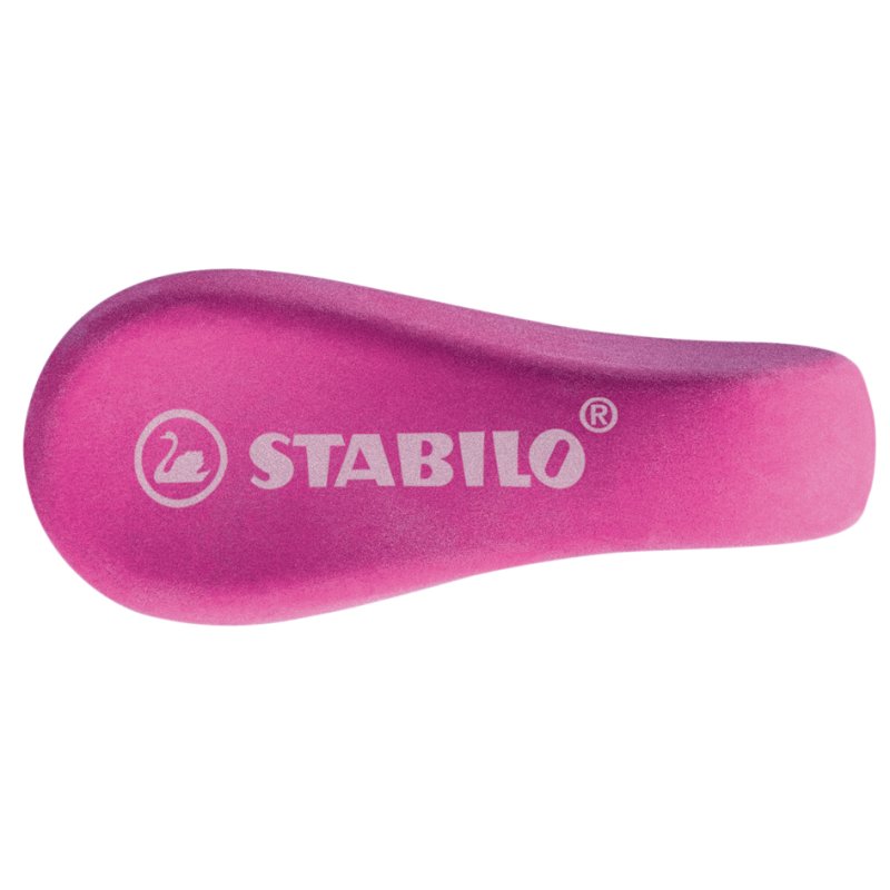 STABILO ergonomic erasers, mixed colours, light blue/pink/green/orange