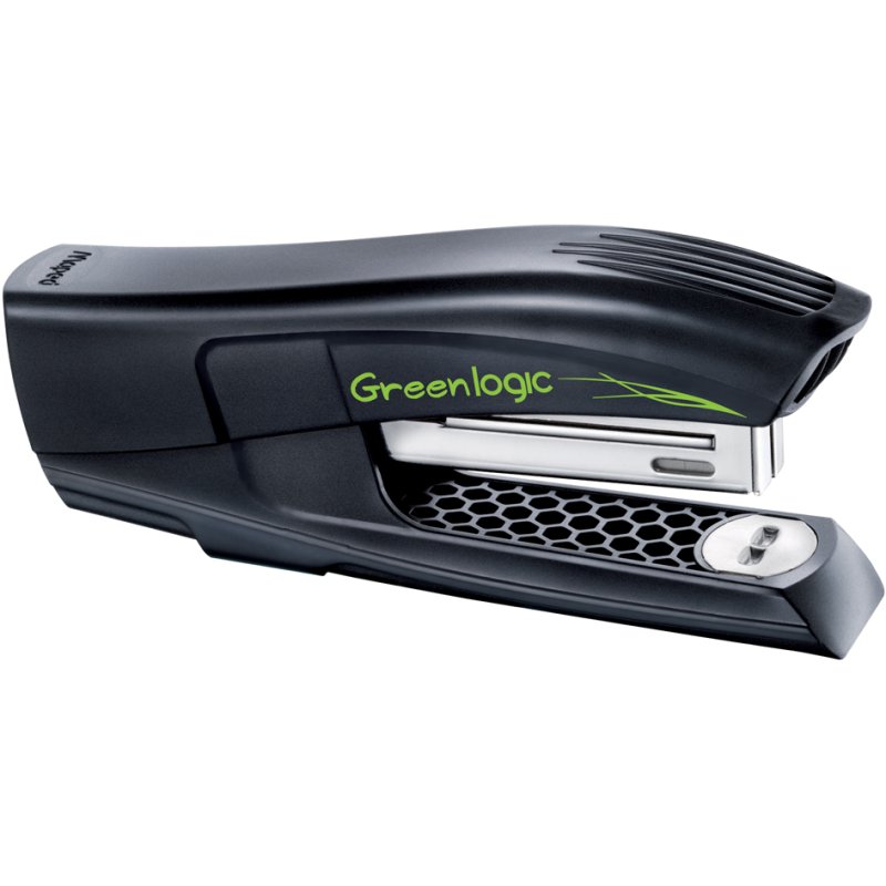 Maped nietmachine half strip Greenlogic, zwart, 25 vel, 100% gerecycled kunststof